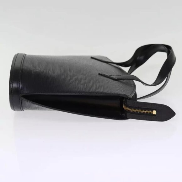 LOUIS VUITTON Epi Saint Jacques Hand Bag Black M52272 LV Auth 75094 - Picture 4 of 10